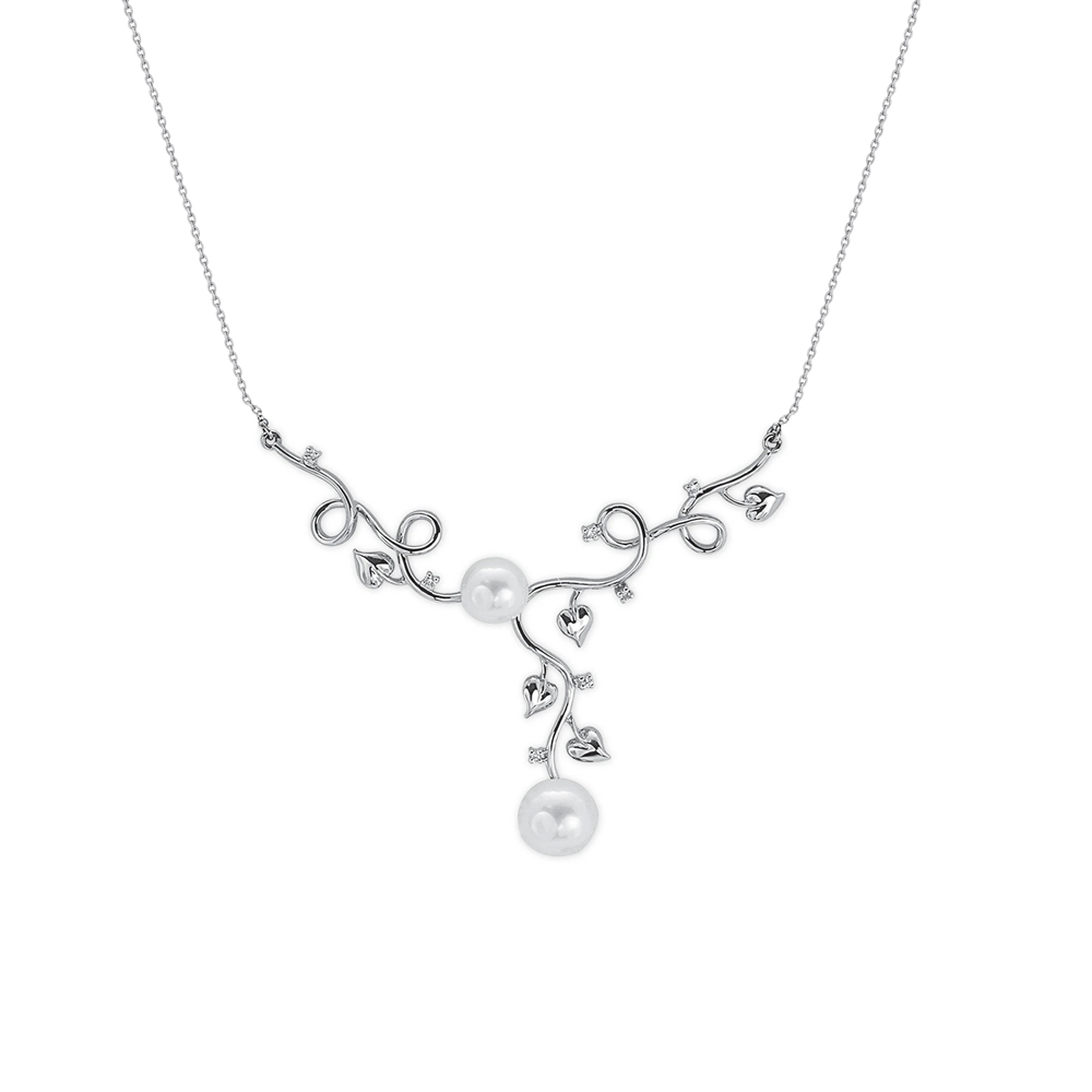 Pırlanta İnci Şebboy Kolye