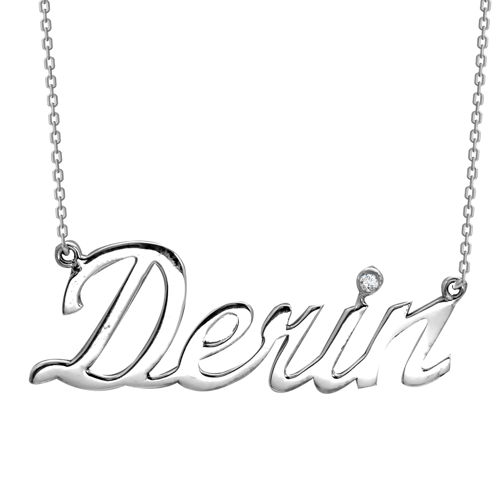 Pırlanta İsim Kolye