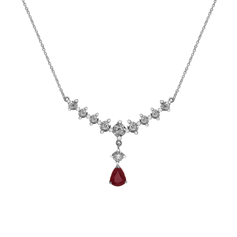 Pırlanta Yakut Miracle Kolye