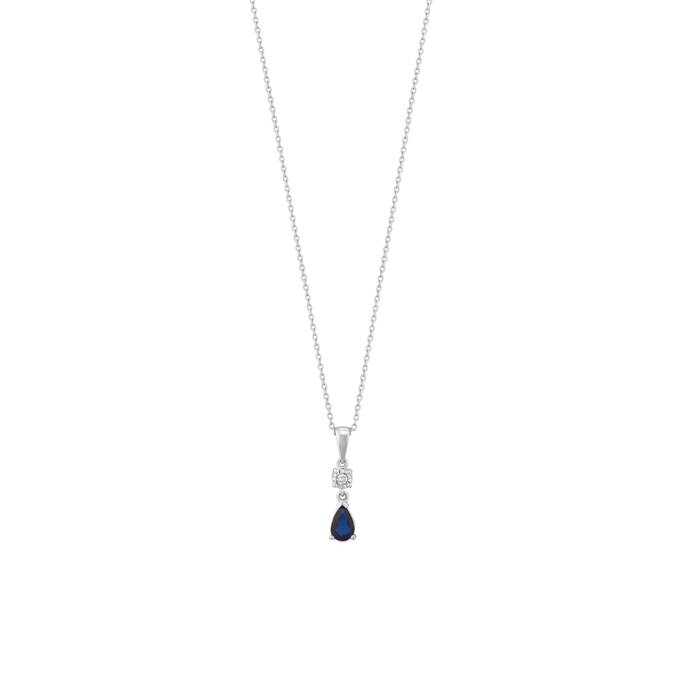 Pırlanta Safir Kolye Amersfoort