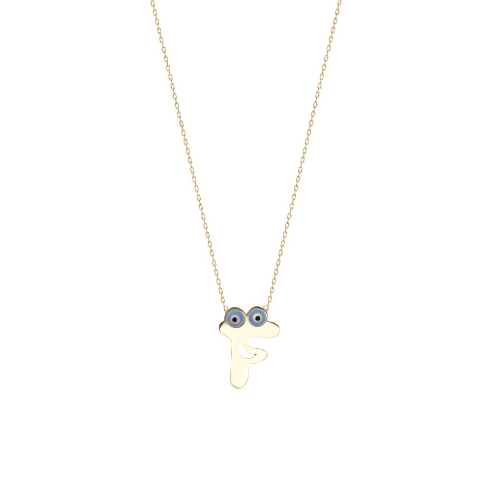 F Harfi Altın Kolye