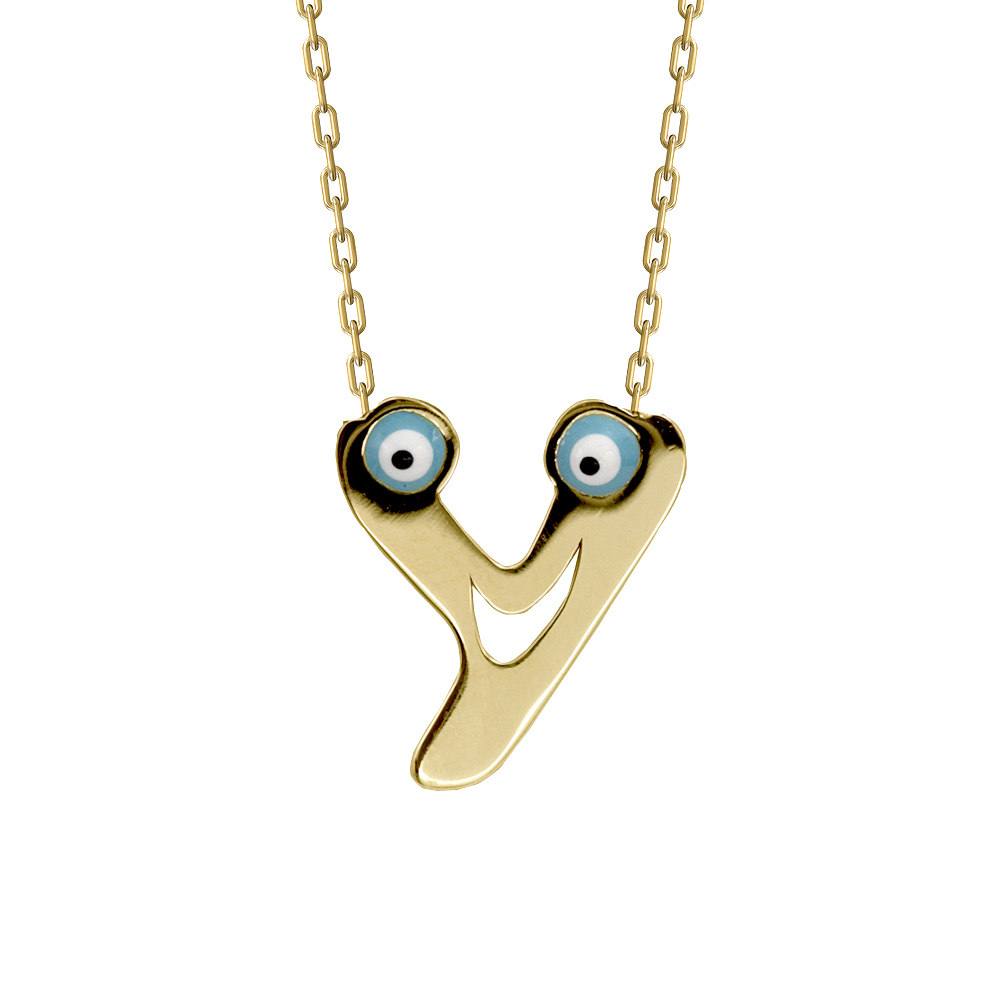 Y Harfi Altın Kolye