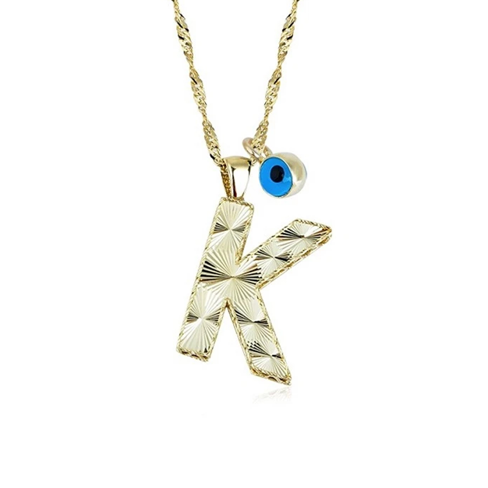 K Harfi Altın Kolye