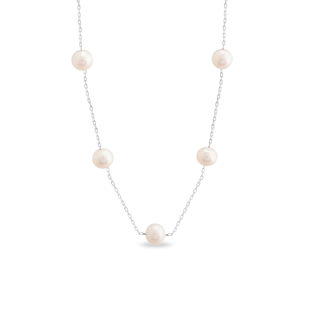 İncili Gümüş Kolye