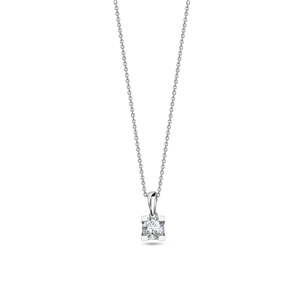 0.20 Karat Pırlanta Tektaş Kolye