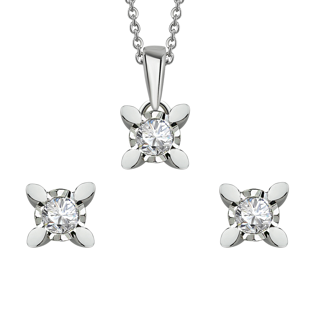 Pırlanta Miracle Kolye Küpe