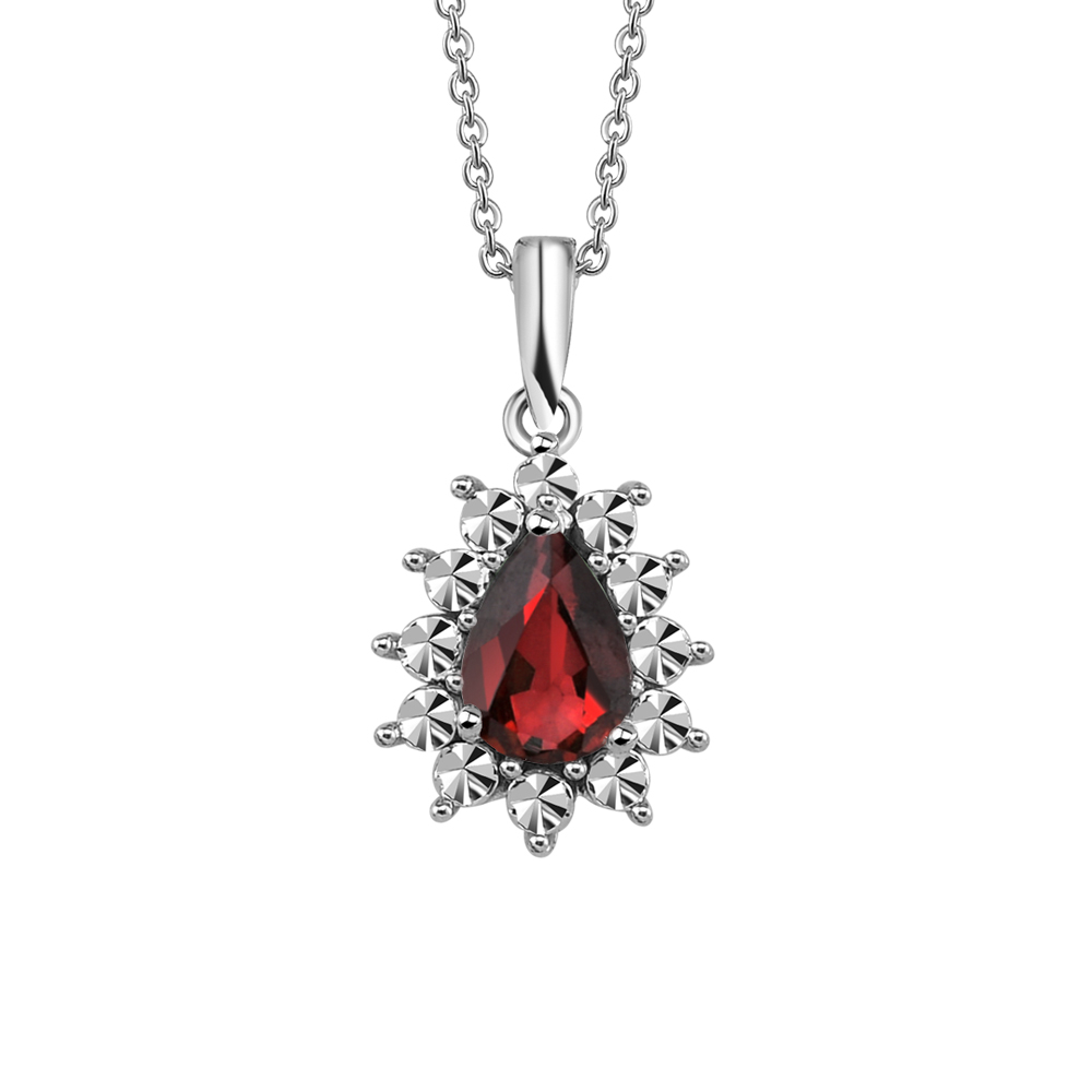 Damla Yakut Altın Kolye