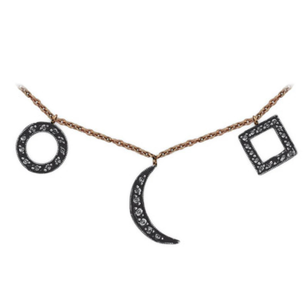 Pırlanta 4 Element Sembol Kolye