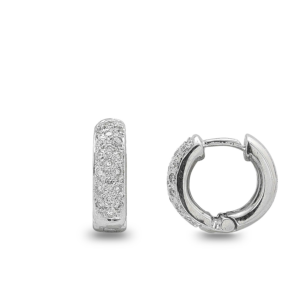 Pırlanta Halka Küpe