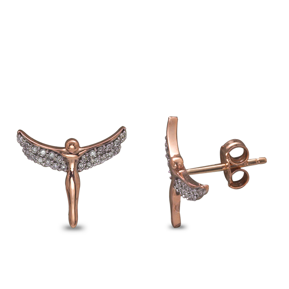 Pırlanta Melek Küpe