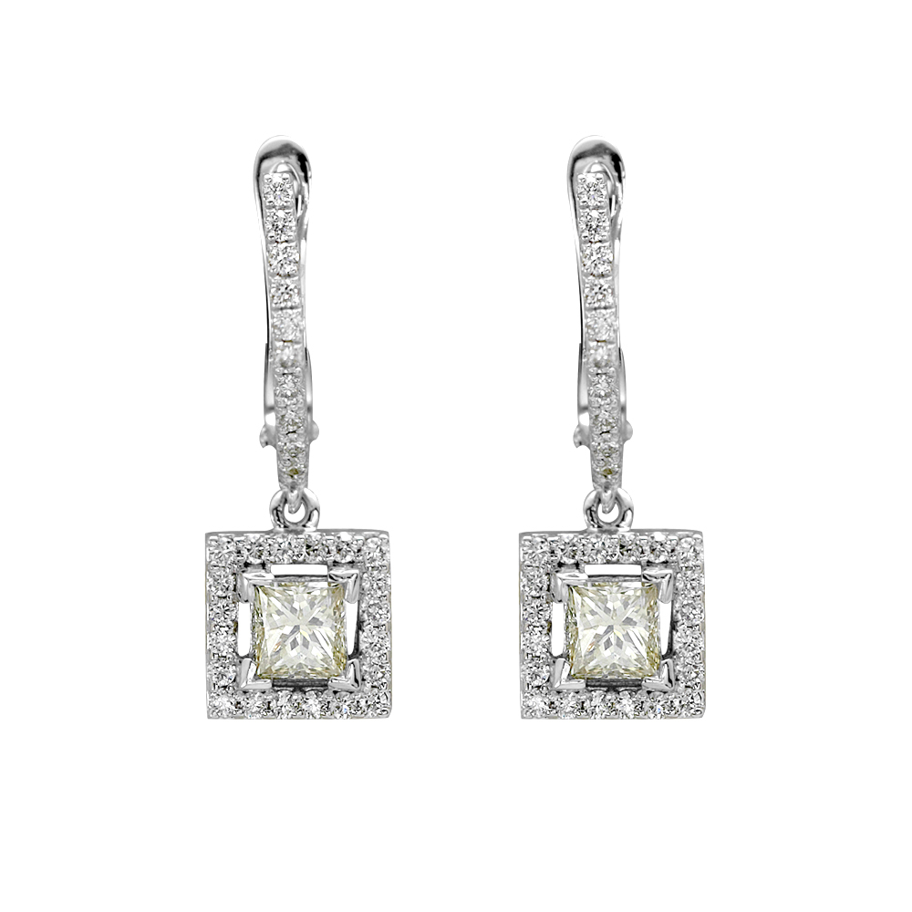 Pırlanta Fantezi Prenses Küpe