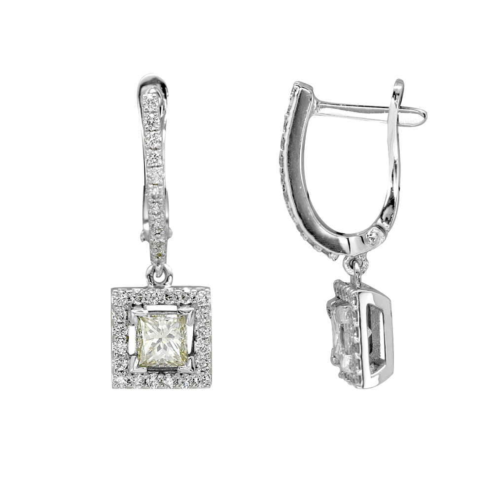 Pırlanta Fantezi Prenses Küpe