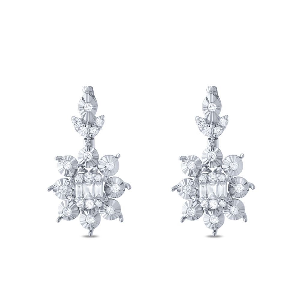 Pırlanta Fantezi Küpe Katanya