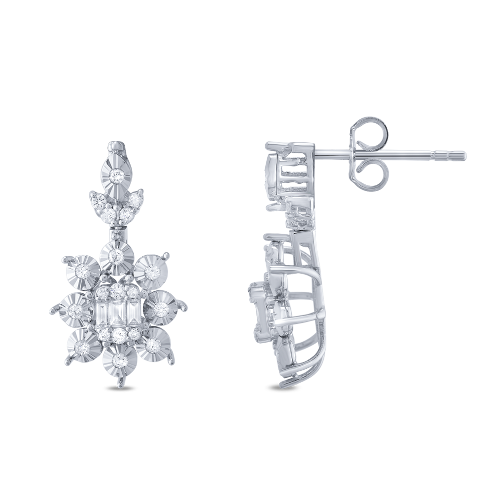 Pırlanta Fantezi Küpe Katanya