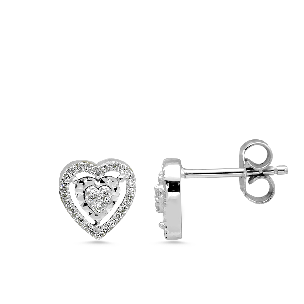 Pırlanta Kalp Miracle Küpe