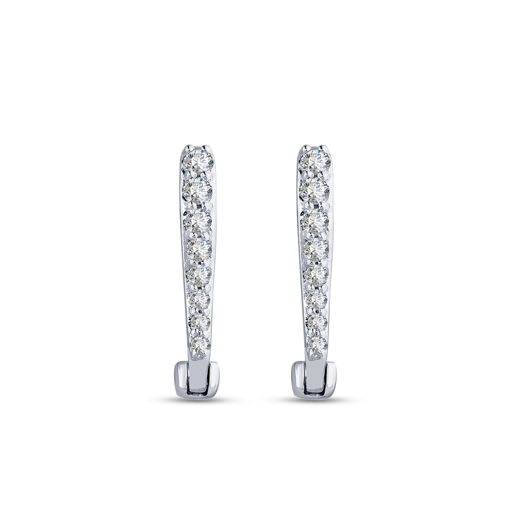 Pırlanta Halka Küpe