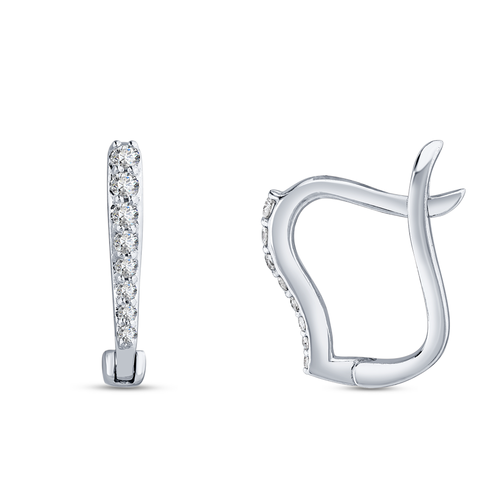 Pırlanta Halka Küpe