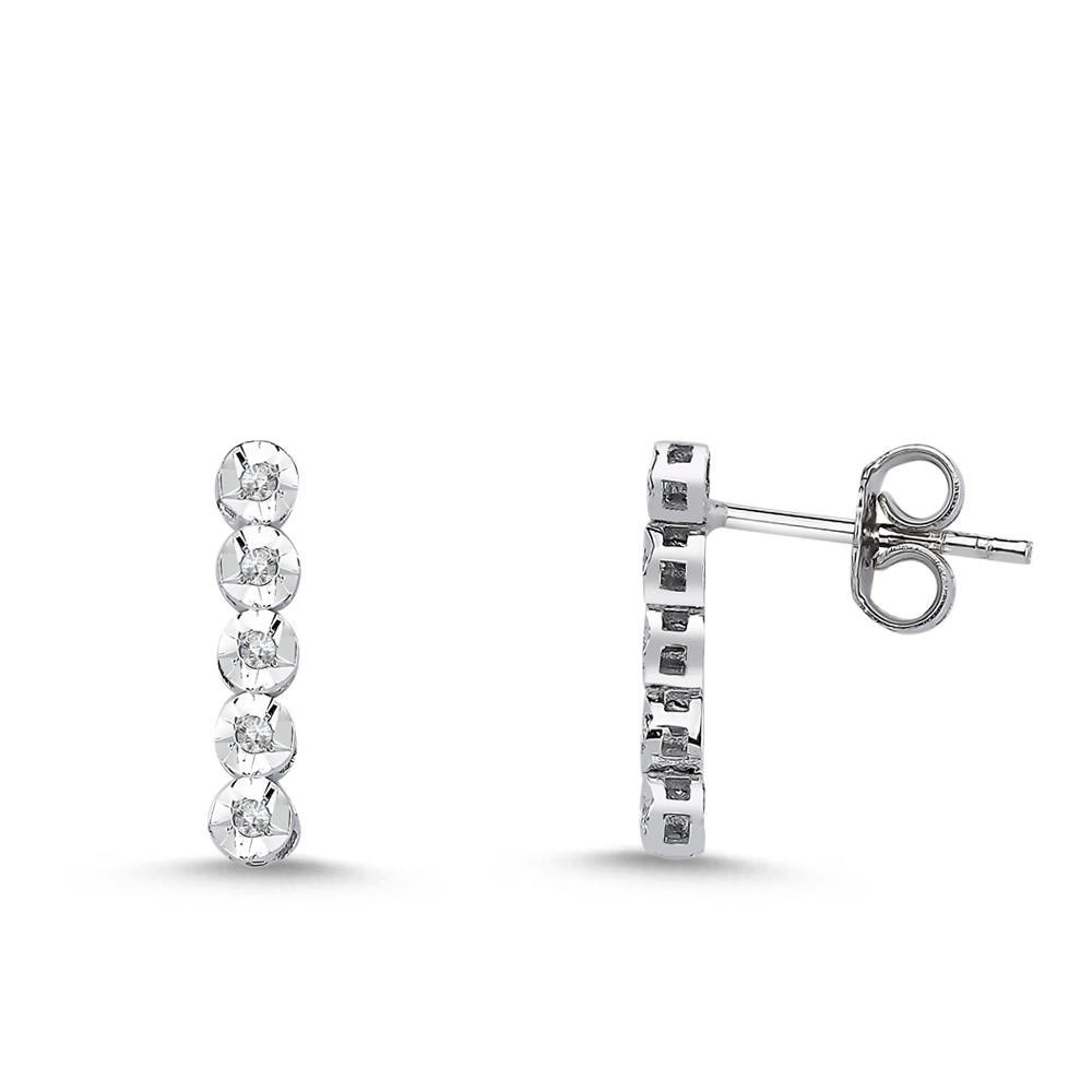 Pırlanta Miracle Suyolu Küpe Como