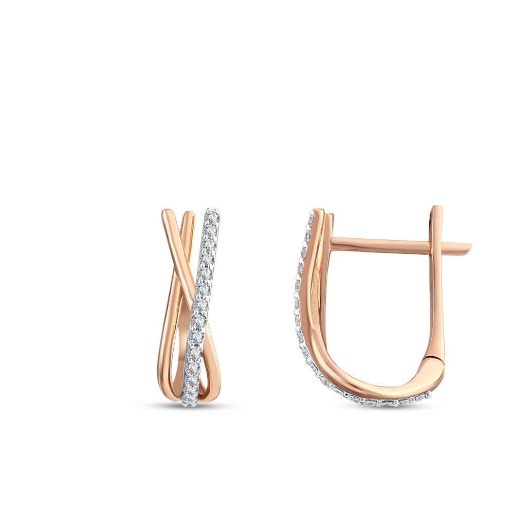 0.18 Karat Pırlanta Küpe