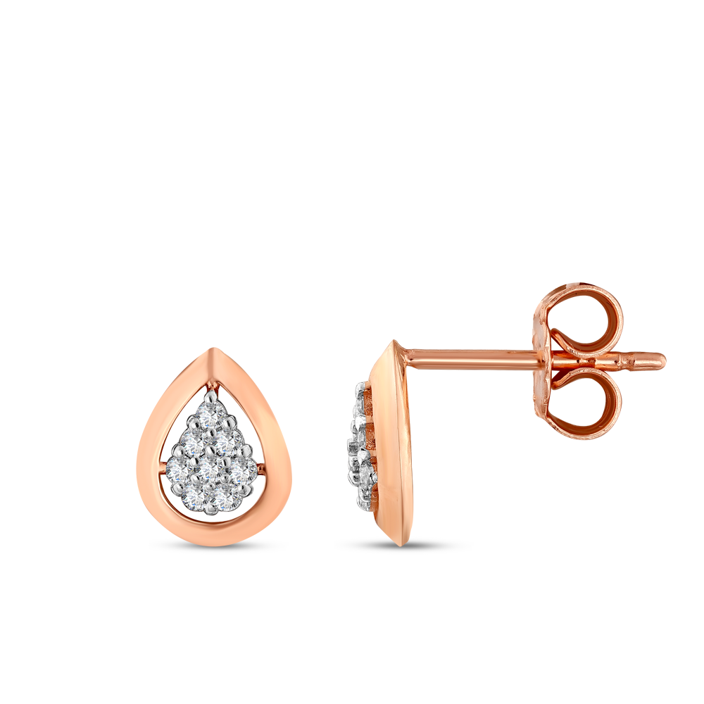 Pırlanta Altın Küpe