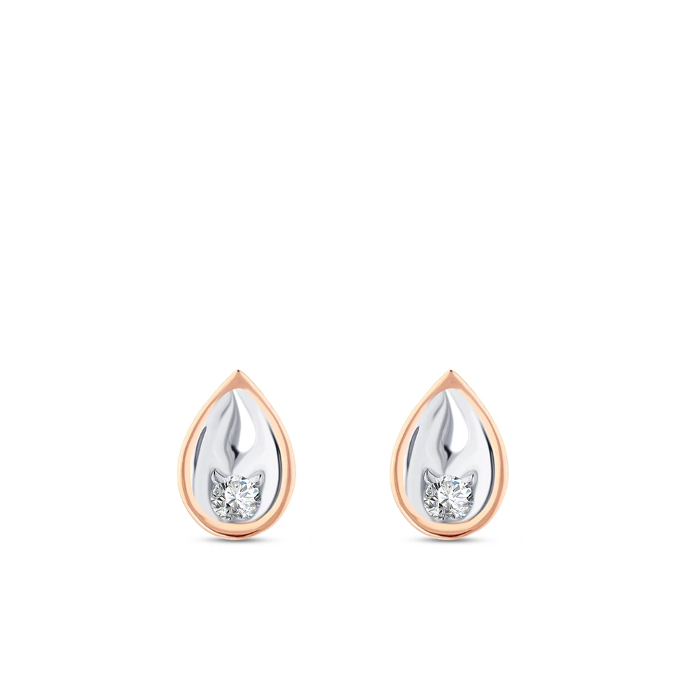 Damla Pırlanta Küpe