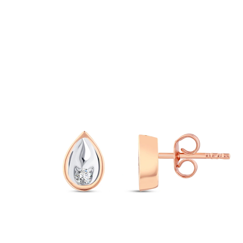 Damla Pırlanta Küpe