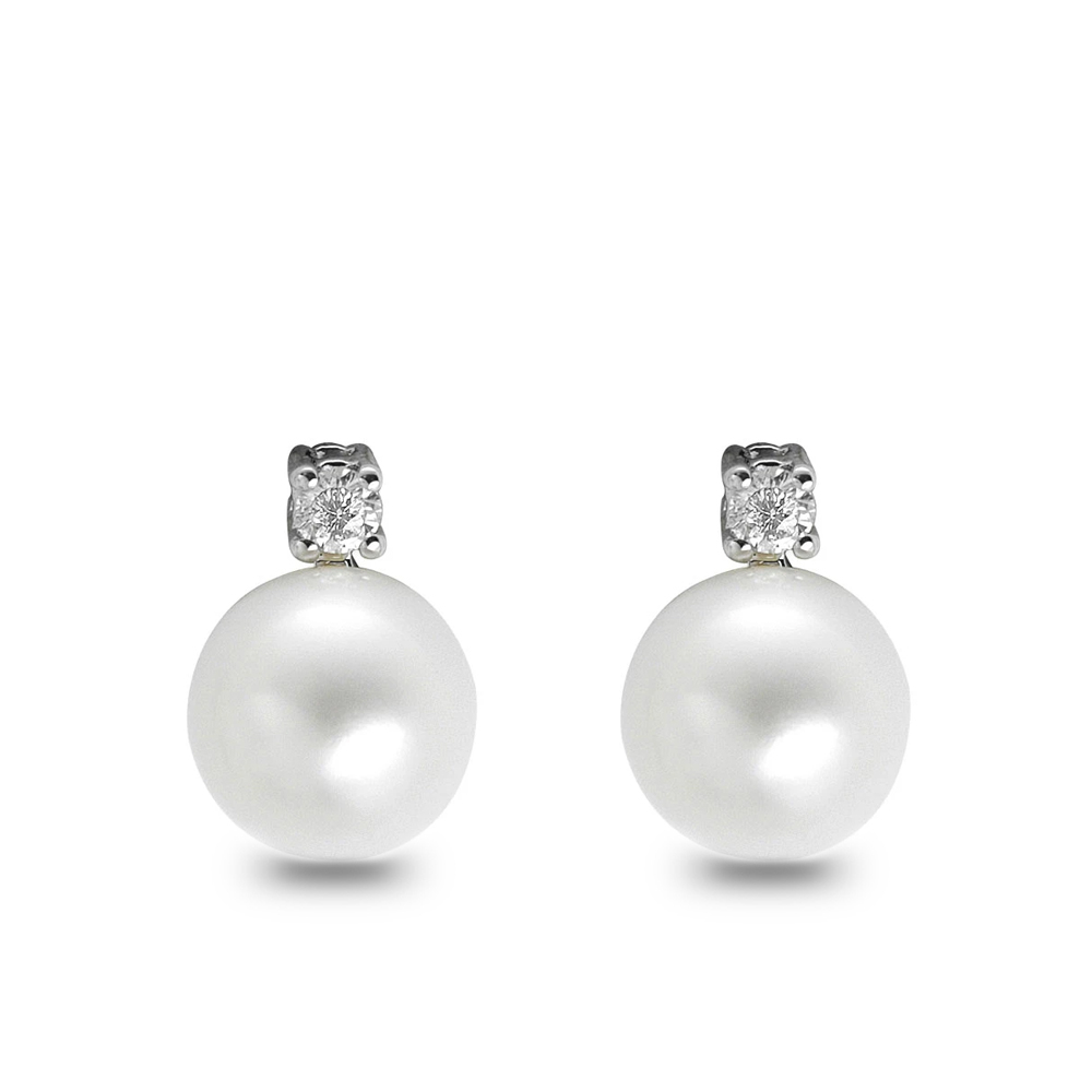 Pırlanta İnci Küpe Chimay