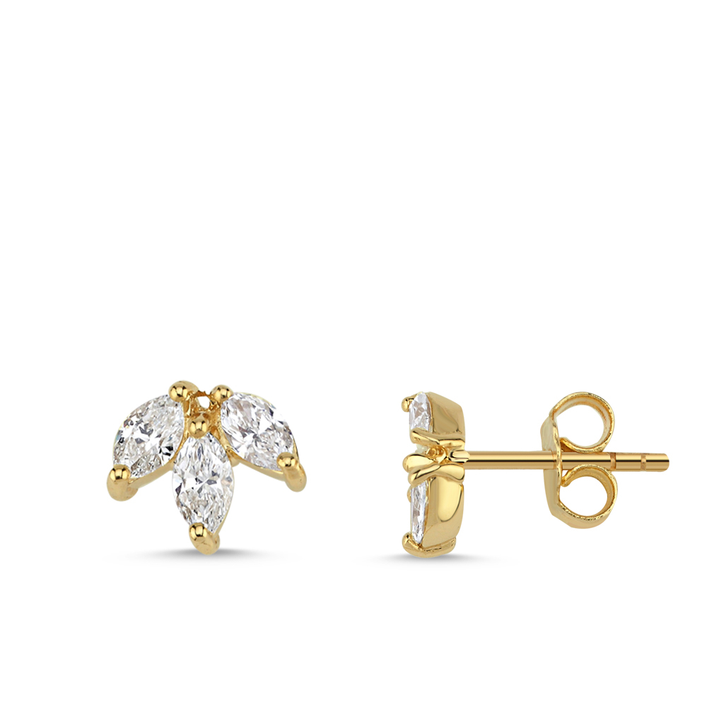 1.22 Karat Markiz Pırlanta Küpe