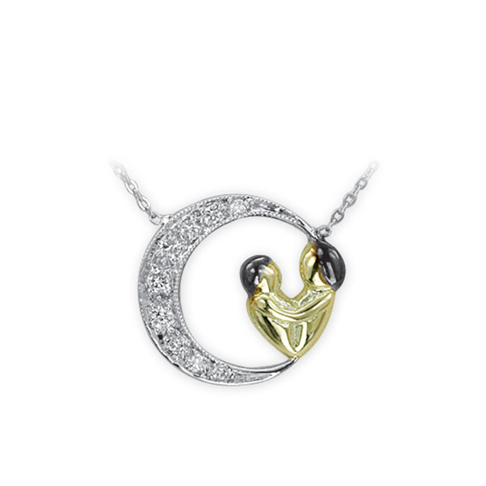 Pırlanta Kolye Anne ve Çocuk