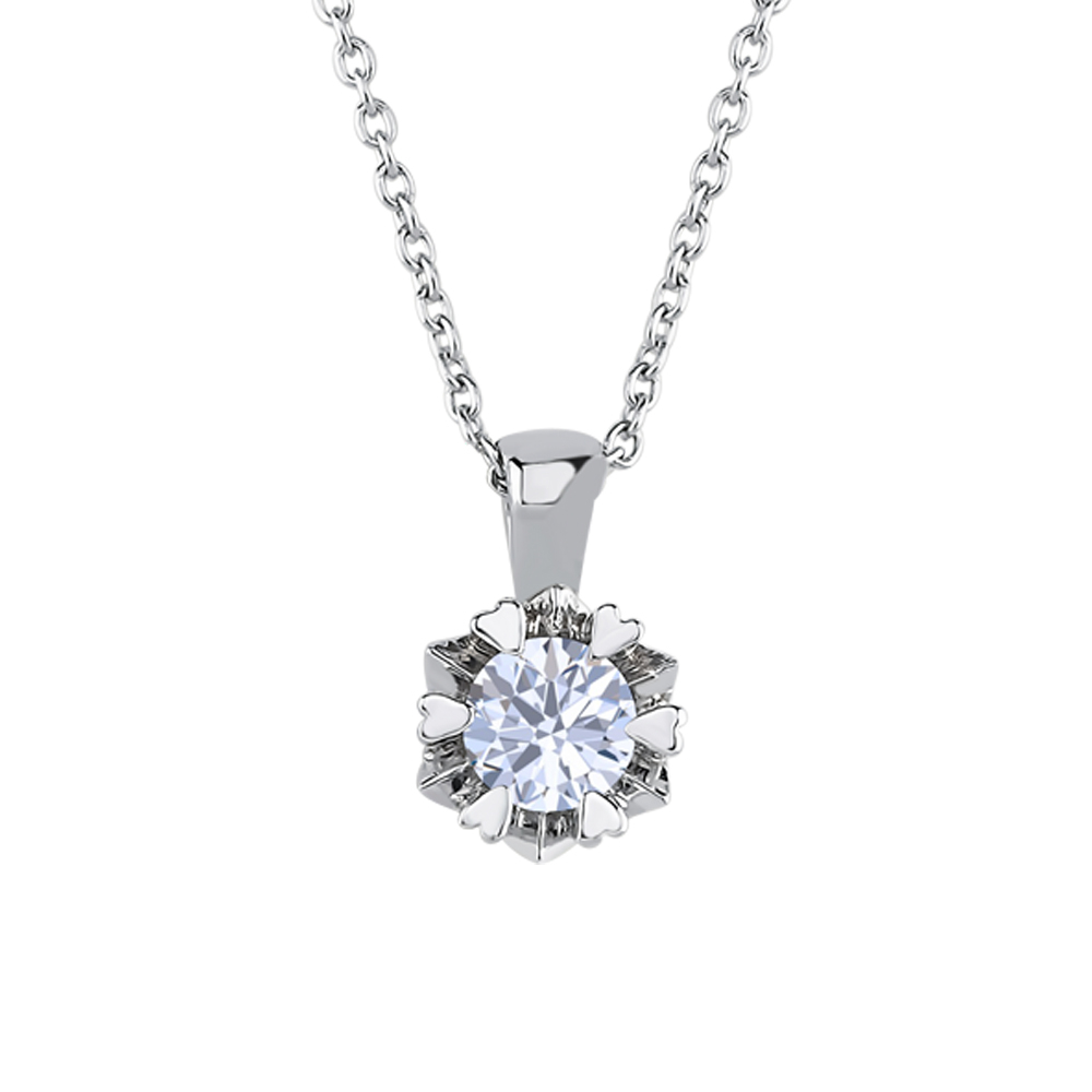 Pırlanta Tektaş Miracle Kolye (0.15 Karat Görünüm)