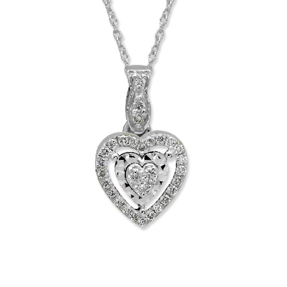 Pırlanta Kalp Miracle Kolye