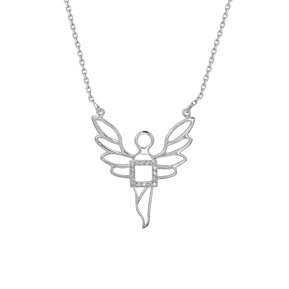 Pırlanta Bereket Meleği Ariel Kolye