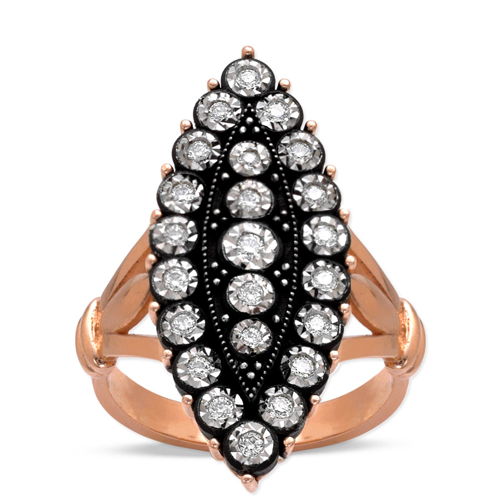 Markiz Model Miracle Elmas Yüzük