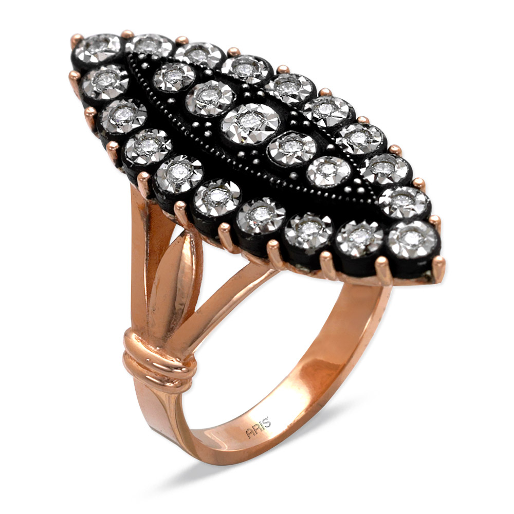 Markiz Model Miracle Elmas Yüzük