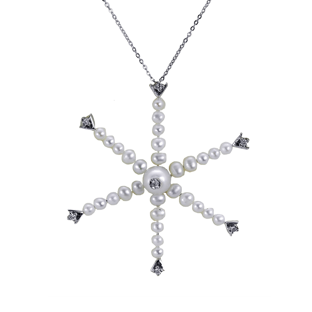 Polaris Kar Tanesi İnci Kolye