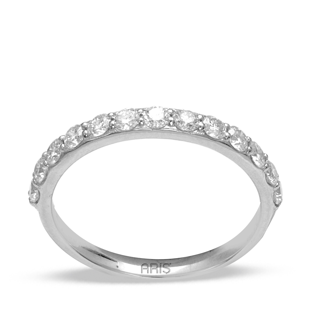 0.50 Karat Pırlanta Yarımtur Yüzük