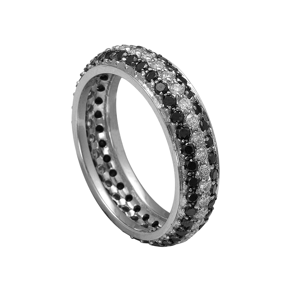 1.76 Karat Siyah Pırlanta Tamtur Yüzük