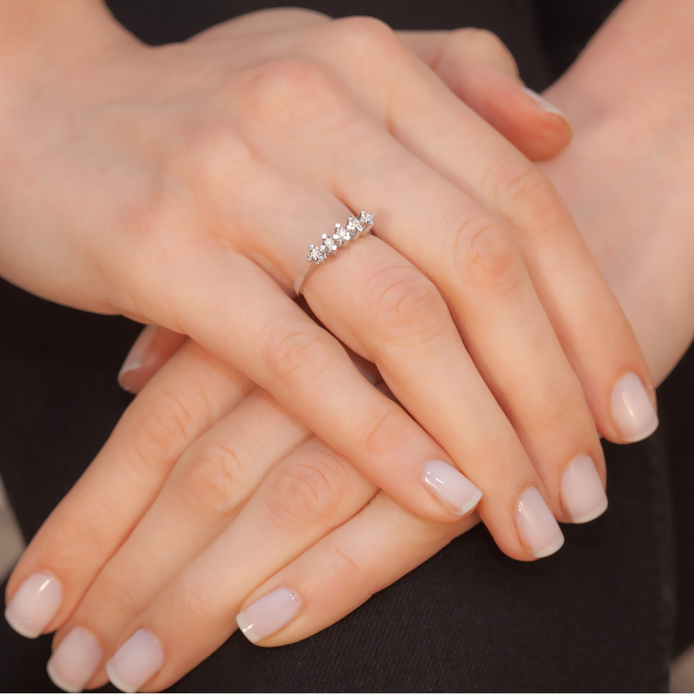 Pırlanta Beştaş Alyans (0.30 Ct. Görünümlü) Miracle