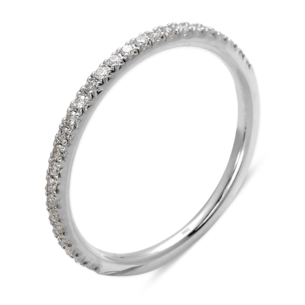 0.18 Karat Pırlanta Yarımtur Alyans