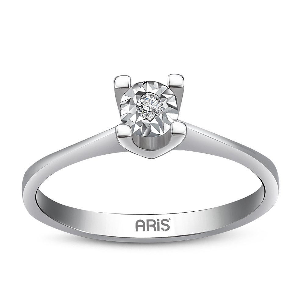 Pırlanta Miracle Tektaş Yüzük (0.20 Karat Görünüm)