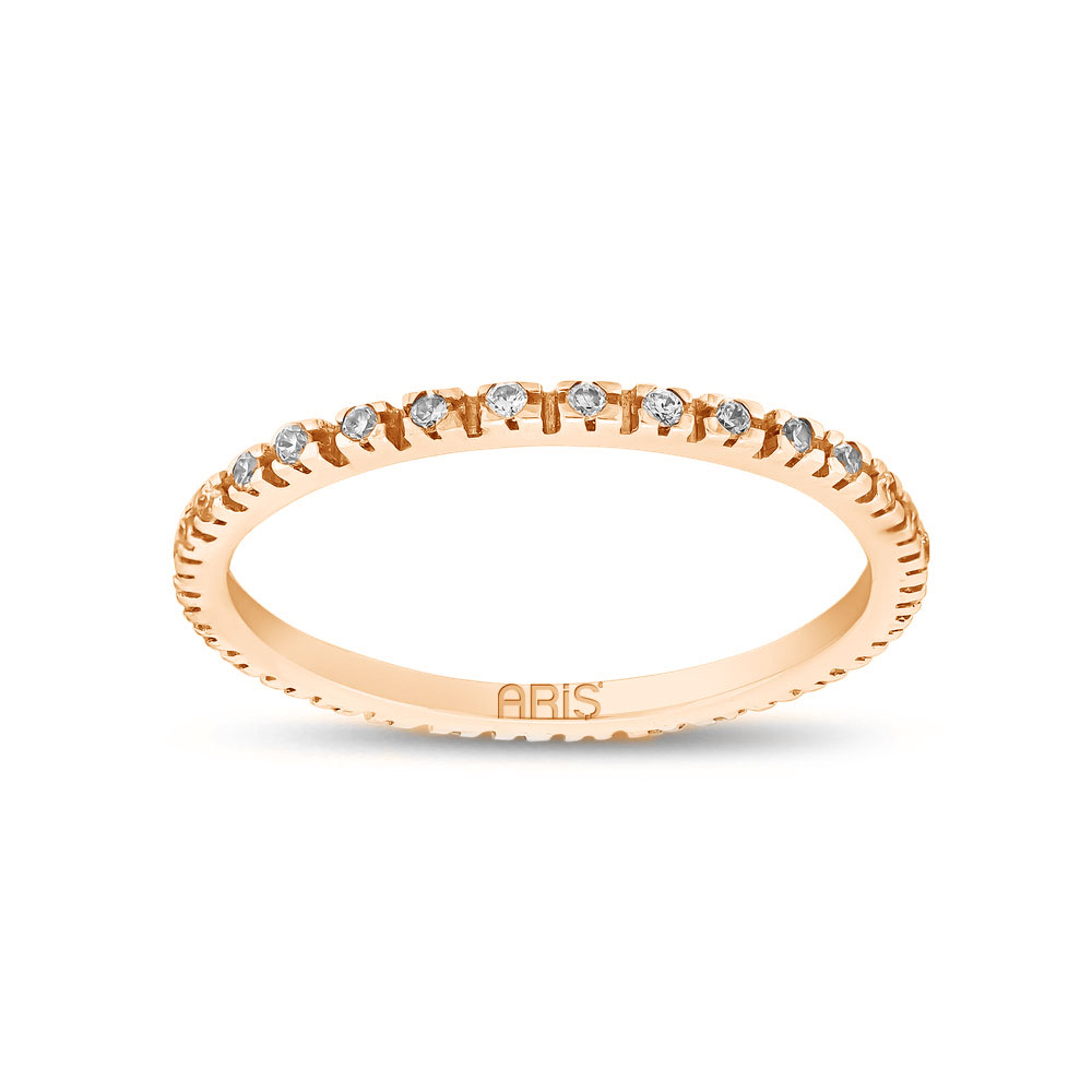 0.16 Karat Pırlanta Tamtur Alyans