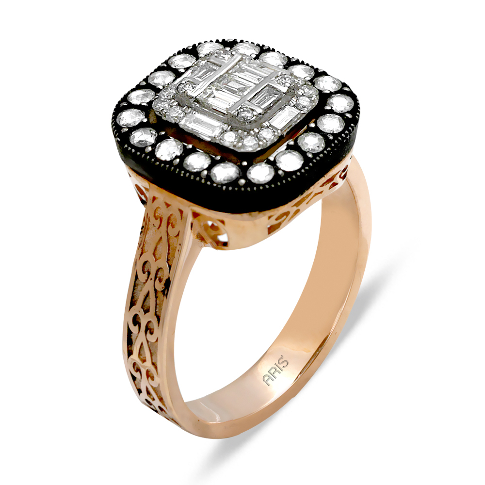 Pırlanta Elmas Baget Yüzük