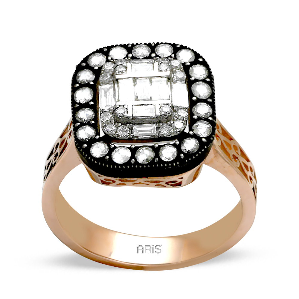 Pırlanta Elmas Baget Yüzük