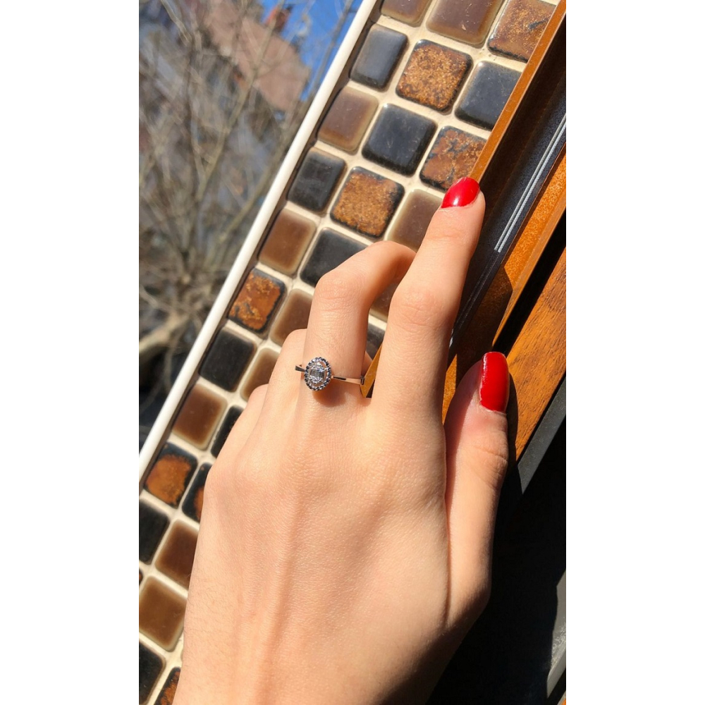 Pırlanta Fantezi Baget Yüzük