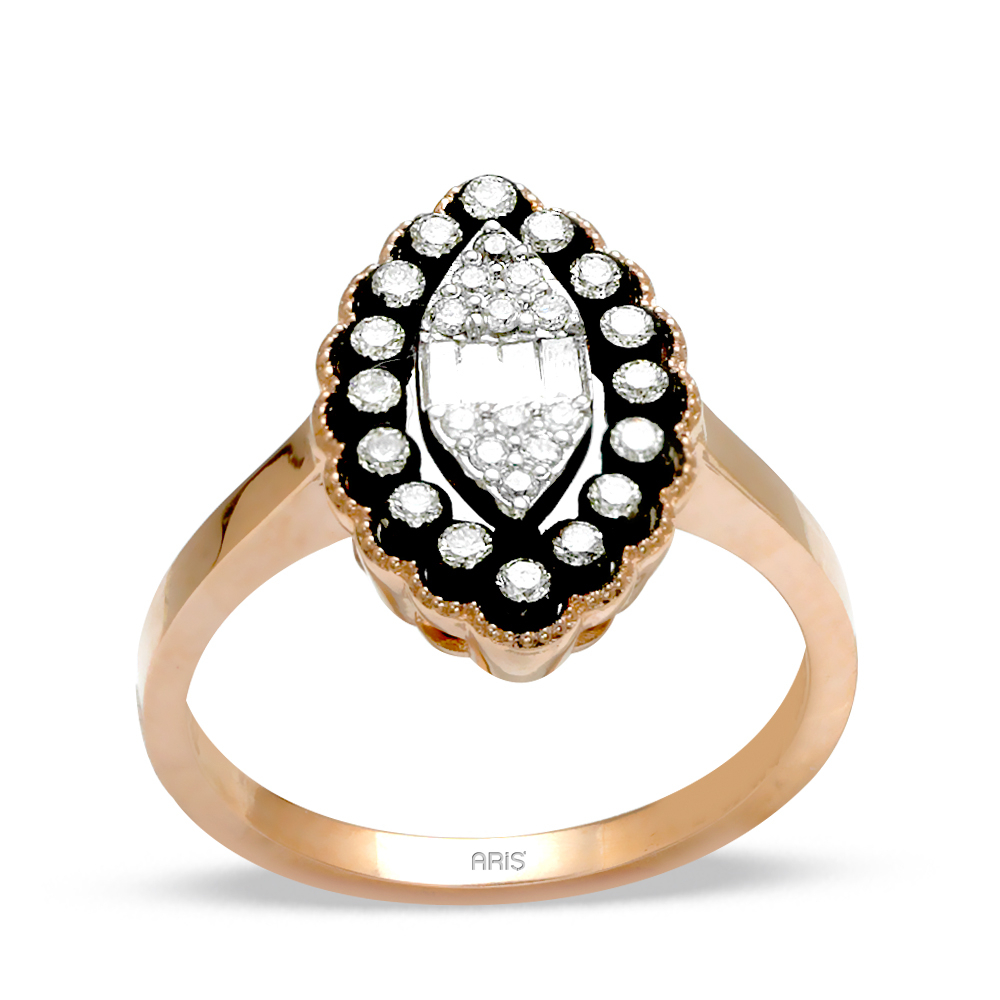 Elmas Markiz Tasarım Baget Yüzük