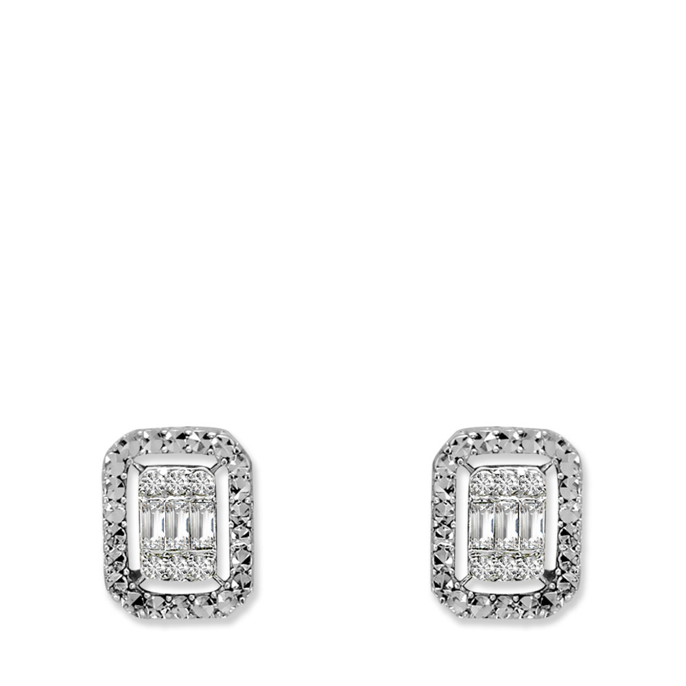 Pırlanta Baget Küpe