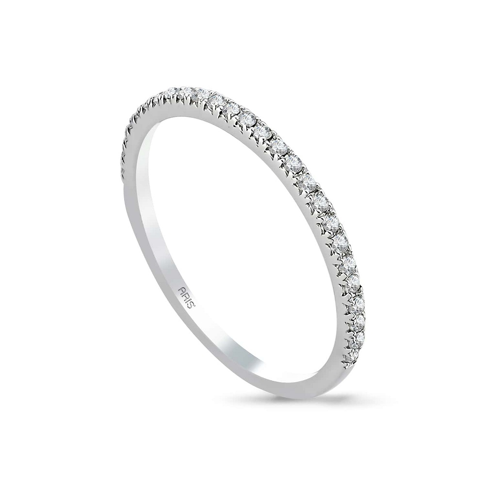 0.15 Karat Pırlanta Yarımtur Alyans