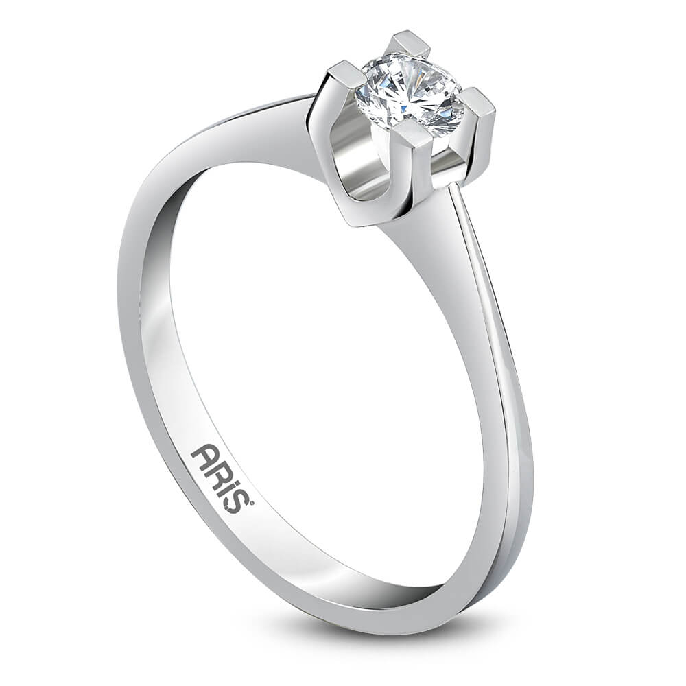 0.25 Karat Pırlanta Tektaş Yüzük Cadiz