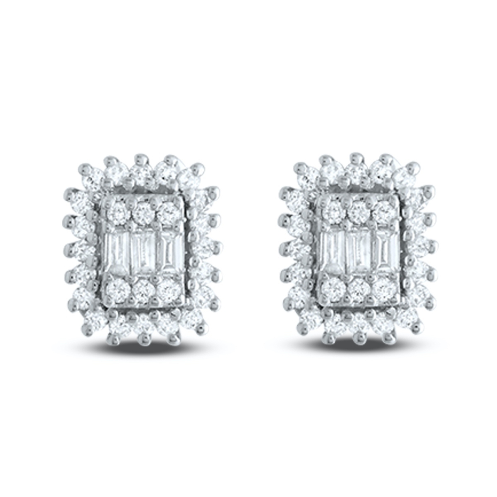 Pırlanta Baget Küpe