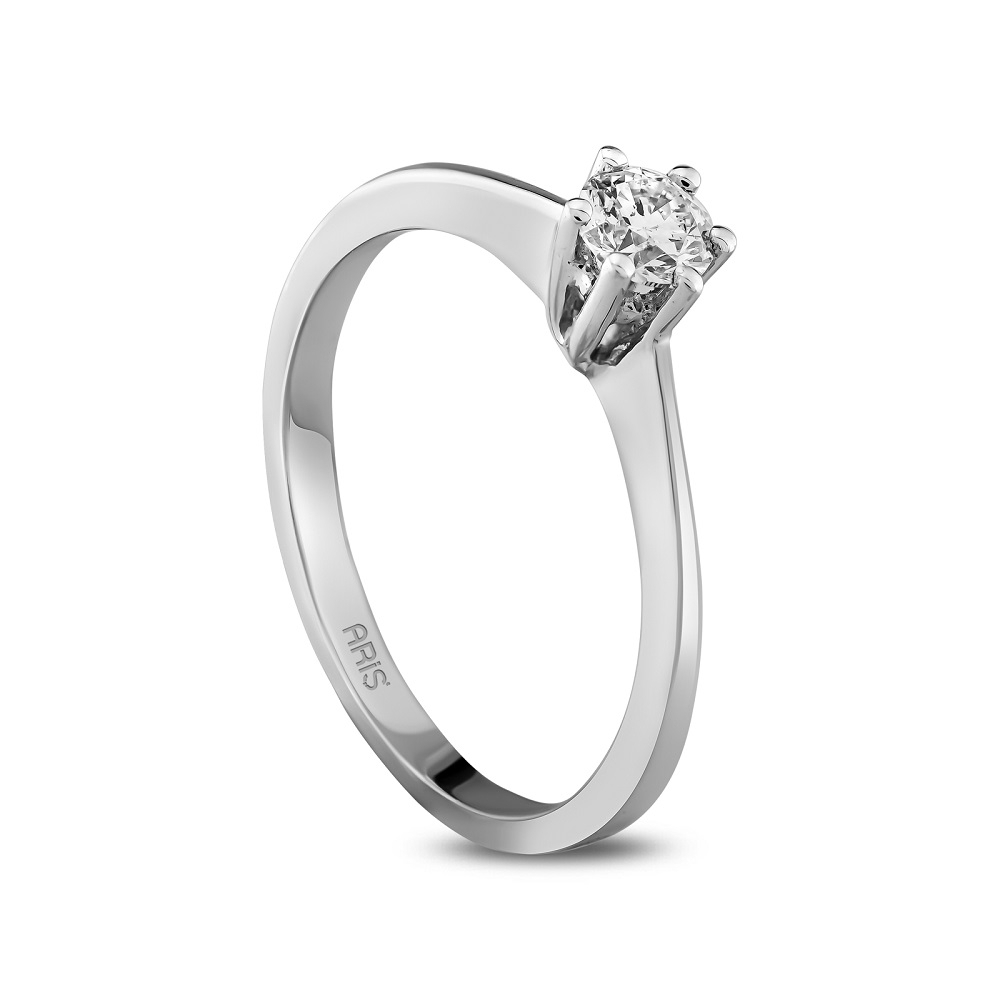 0.30 Karat F Renk Pırlanta Tektaş Yüzük Lancy